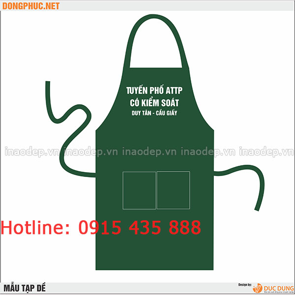 In tạp dề tại Lạng Sơn  | In tap de tai Lang Son